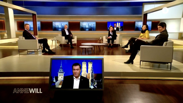 Bei Anne Will surfen Söder, Lindner und Müller auf düsterem November-Wellenbrecher