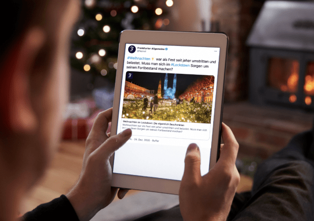 FAZ über Weihnachten: als „Fest seit jeher umstritten und belastet“