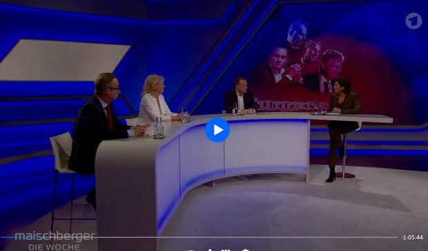 Bei Maischberger sagt Elke Heidenreich über Karl Lauterbach: „Geht mir so auf die Nerven“.