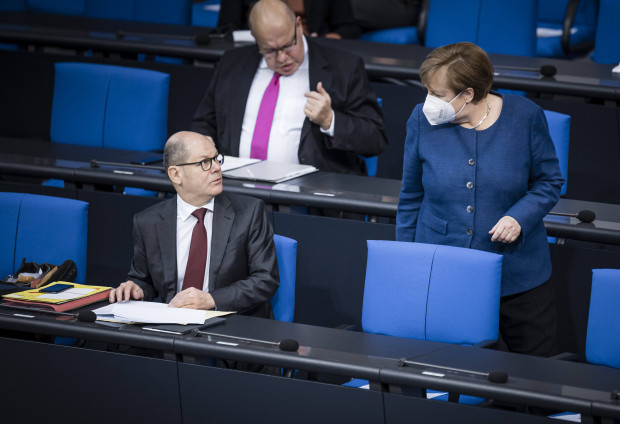 Olaf Scholz erzählt im Bundestag eine alte Geschichte