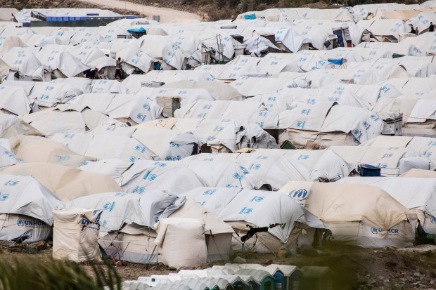 Wieder brennen Zelte auf Lesbos