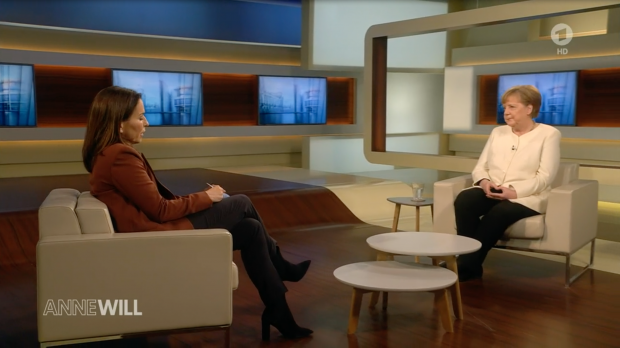 Bei Anne Will die fünfte Audienz von Angela Merkel, von der Will noch mehr Merkel will