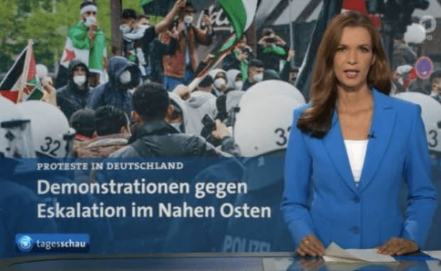 Wie die Tagesschau offenen Antisemitismus auf Demonstrationen verschweigt
