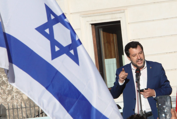 Salvini steht zu Israel und erhält Morddrohungen