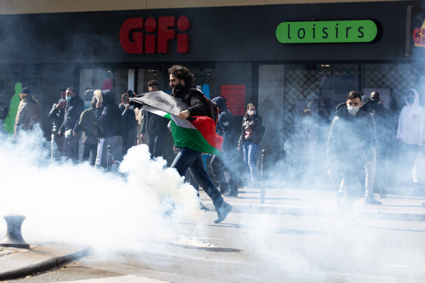Straßenschlacht in Paris nach Verbot von Demonstrationen gegen Israel