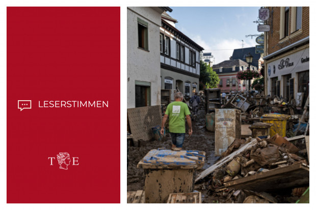 Leserkommentare zum Hochwasser: Zum Flutdesaster das Berichtsdesaster