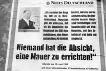 Vor 60 Jahren wurde der „antifaschistische“ Schutzwall gebaut