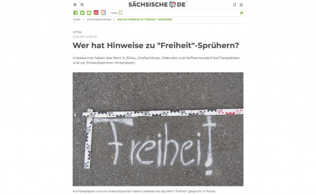 Freiheit wird strafbar