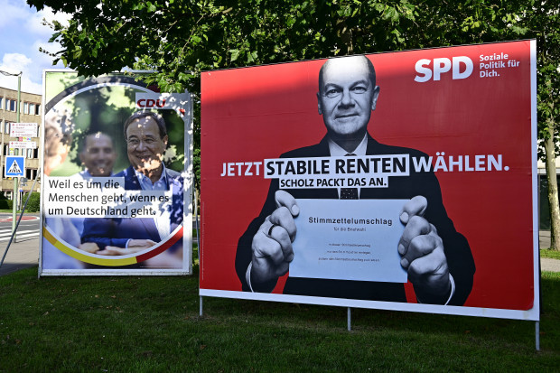 Wo sind die Plakate-Kleber für Laschet und die CDU geblieben?