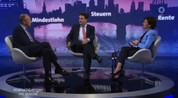 Bei Maischberger: Klotz und Keil