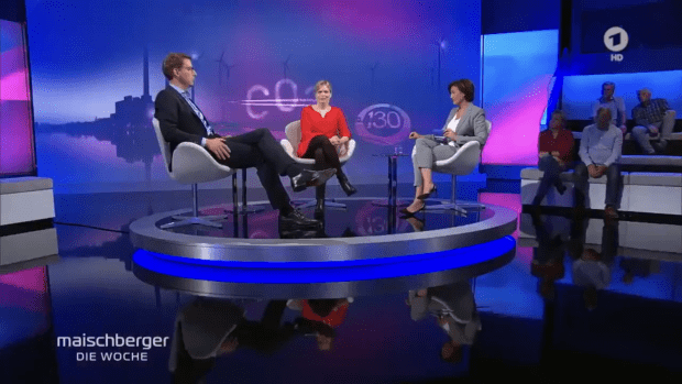 Bei Maischberger: Markus Blume, CSU, macht das Licht aus