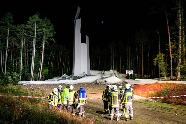 Das eingestürzte Windrad von Haltern war noch nicht einmal eingeweiht