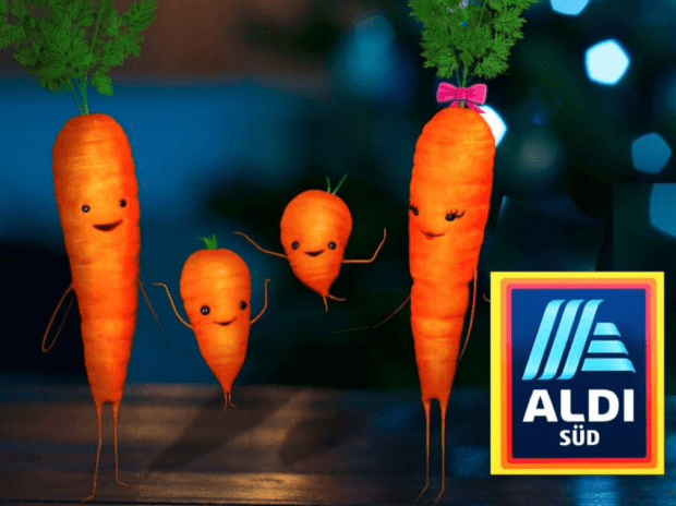Aldi und seine Karotten-Familie: Gemüse im Kopf