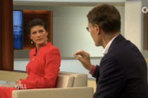 Bei Anne Will: Sahra Wagenknecht sagt Karl Lauterbach Bescheid