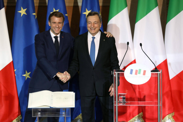 Frankreich und Italien machen Deutschland dienstbar