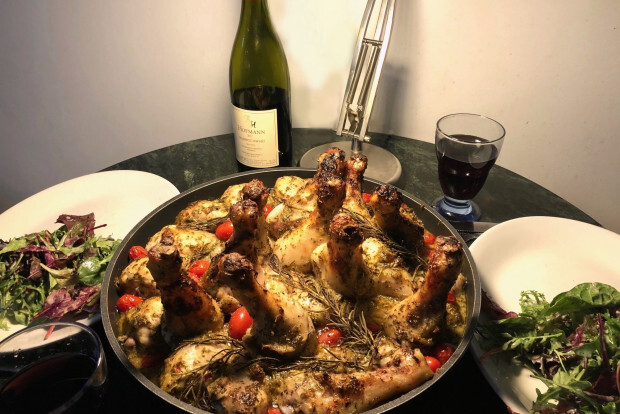 Larouettes Kochvergnügen: Marinierte Hähnchenschenkel