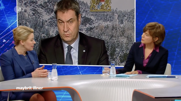 Söder inszeniert sich als Corona-Liberaler – und wird von Illner gegrillt