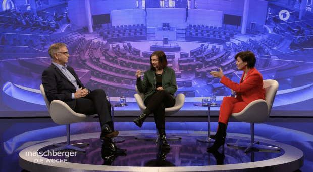 Göring-Eckardt bei Maischberger: „Wenn es eine Impfpflicht gibt, dann können die sich viel leichter entscheiden“