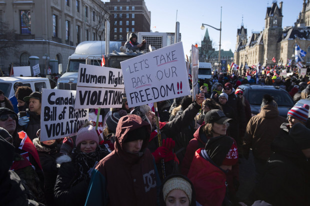 Tausende demonstrieren in Kanada gegen Corona-Maßnahmen