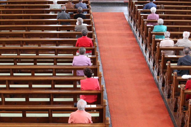 Hygienekonzept und Energiesparlampen stören die göttliche Botschaft