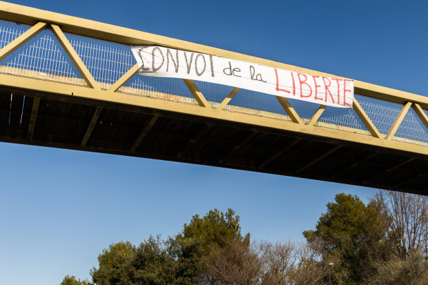 Trucker-Protestkonvois auch in Frankreich und Belgien
