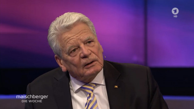 Gauck bei Maischberger: „Wir können für die Freiheit auch mal frieren“