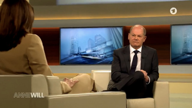 Bei Anne Will: Kanzler Scholz entdeckt die Interessen der Nation