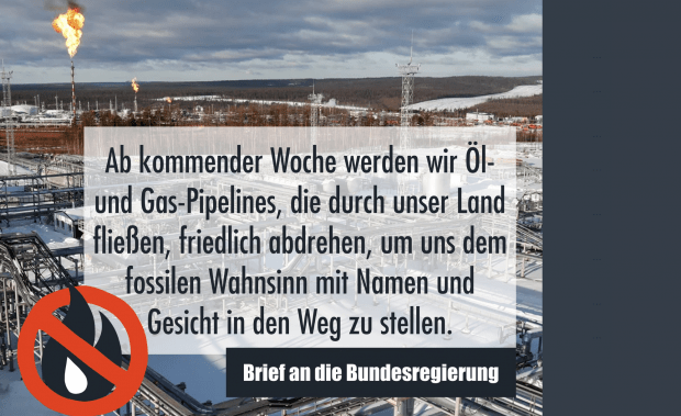 „Letzte Generation“-Bewegung droht mit Aktionen gegen Energieversorgung