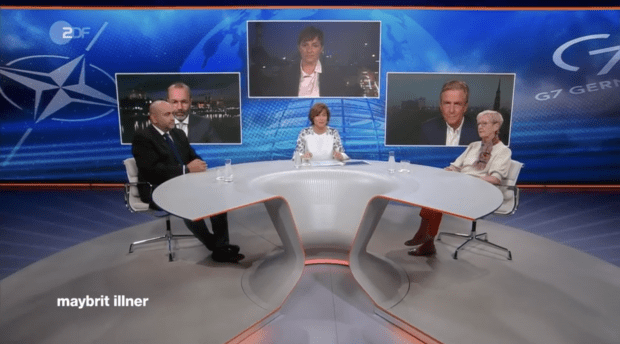 Bei Illner: Reißt euch zusammen, Putin spricht Deutsch und könnte zusehen!