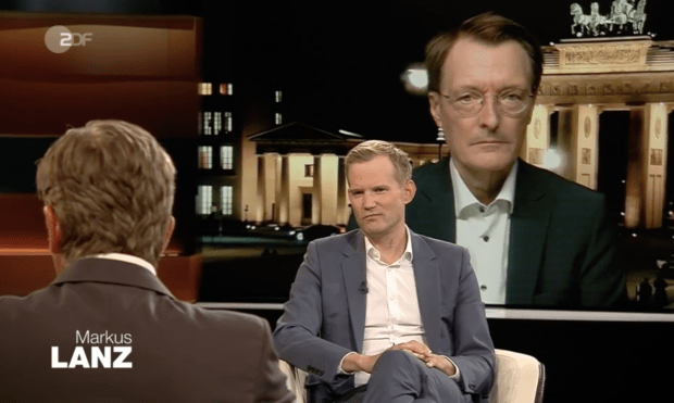 Bei Lanz lobt und verärgert Lauterbach die Corona-Kommission in einem Atemzug