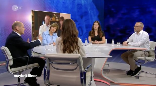 Bei Illner: Olaf Scholz wird mit Bürgerfragen und Inflationssorgen belästigt