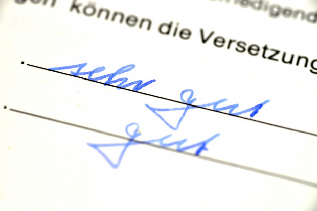 Inflation auch in den Schulen: viel Schatten und dennoch nette Zeugnisse 