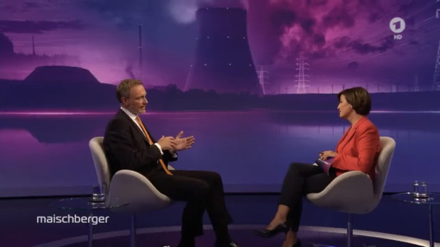 Bei Maischberger: Christian Lindner ist für Fracking und „erneuerbare Freiheits-Energien“