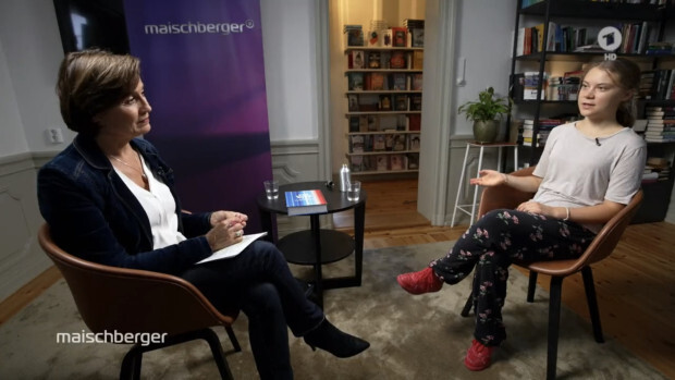 Greta Thunberg verkauft bei Maischberger ihr Buch