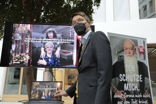 Lauterbach setzt einen Schauspieler für seine Impfkampagne ein