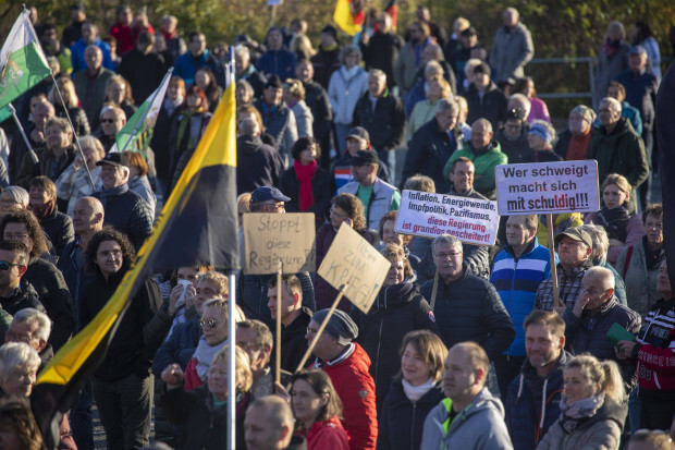 Demonstrationen gegen die Energie- und Wirtschaftspolitik der Ampel