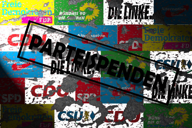 Großspenden an Parteien eingebrochen