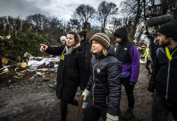 Greta Thunberg in Lützerath: Sie kam, sah nichts und empörte sich