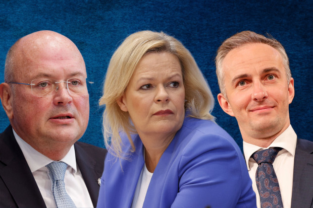 SPD-Ministerin Faeser und ZDF-Mann Böhmermann sind beide nicht zu halten