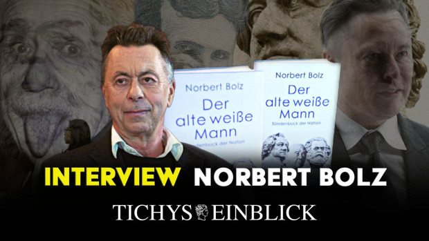 Wie arm wäre die Welt ohne den alten weißen Mann und die weiße Frau: Interview mit Norbert Bolz