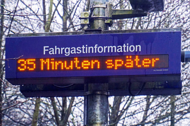 Deutsche Bahn so unpünktlich wie nie
