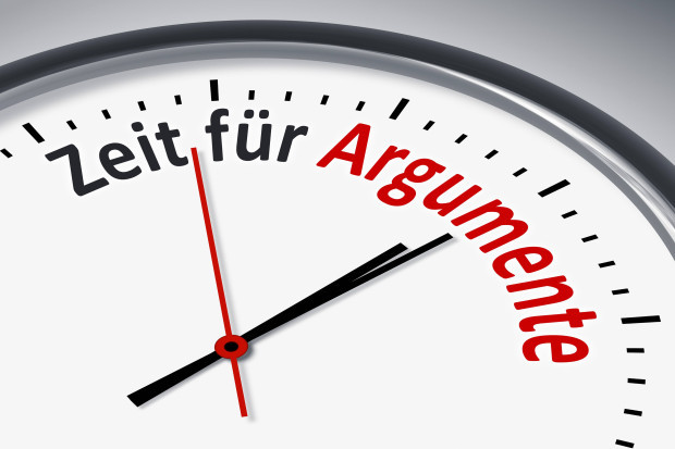 Argument und Gegenargument: das war einmal