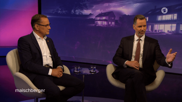Bei Maischberger: Zwischen AfD-Chrupalla und FDP-Dürr fliegen die Fetzen