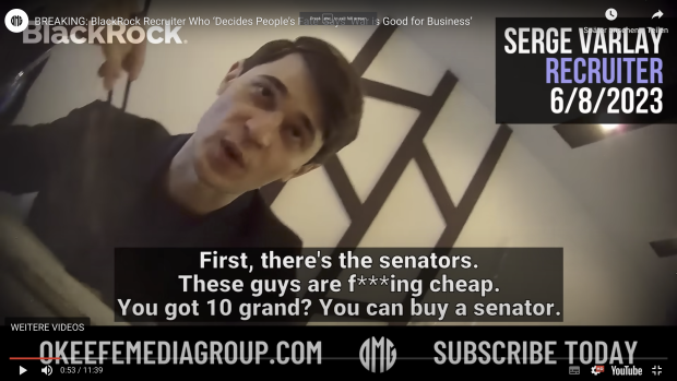 Blackrock-Mitarbeiter zu Undercover-Reporterin: „Krieg in der Ukraine ist gut fürs Geschäft“