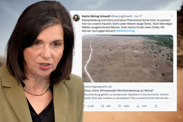 Wüsten-Panik: Grüne möchte Klimawandel mit Bild von Truppenübungsplatz „beweisen“