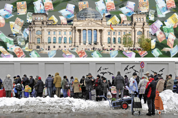 Bewirtungskosten bei 23 Millionen Euro im Bundesetat versus überlastete Tafeln