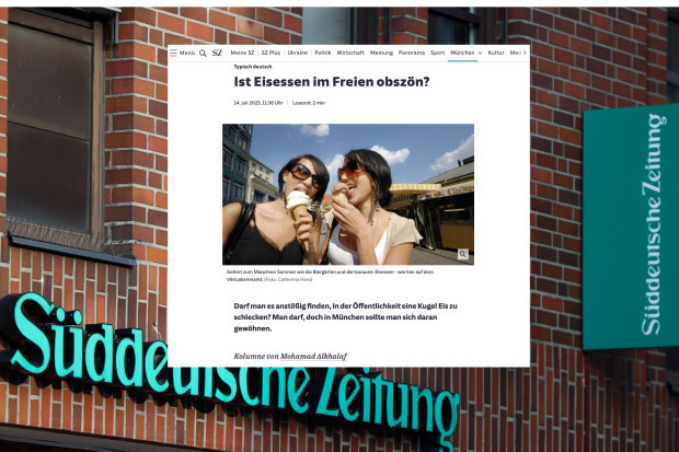 SZ: „Typisch deutsch: Ist Eisessen im Freien obszön?“