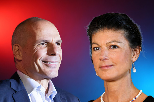 Sahra Wagenknecht flirtet mit Yanis Varoufakis