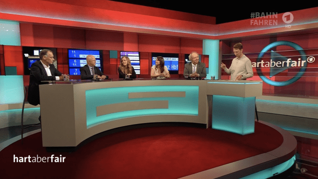 Hart aber Fair: So desolat wie die Bahn