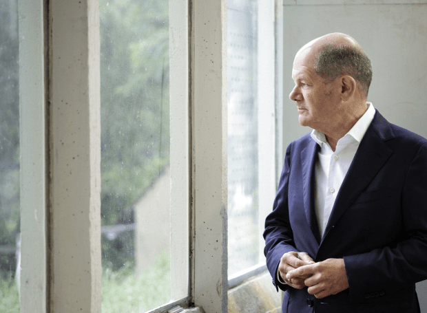 Olaf Scholz hat‘s gerne bequem